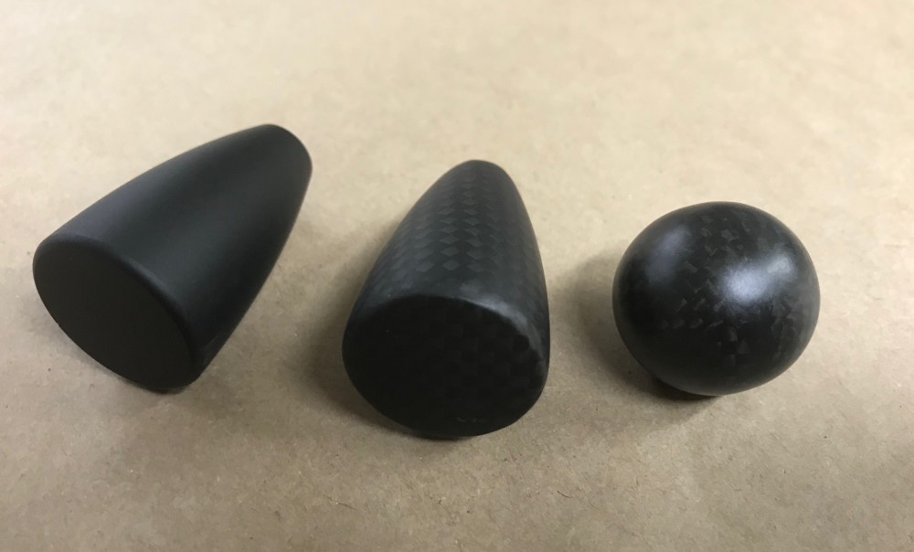 Bolt Knob (1" Round) Carbon Fiber